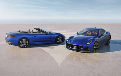 Maserati GranCabrio – Image Grid Blau Showroom