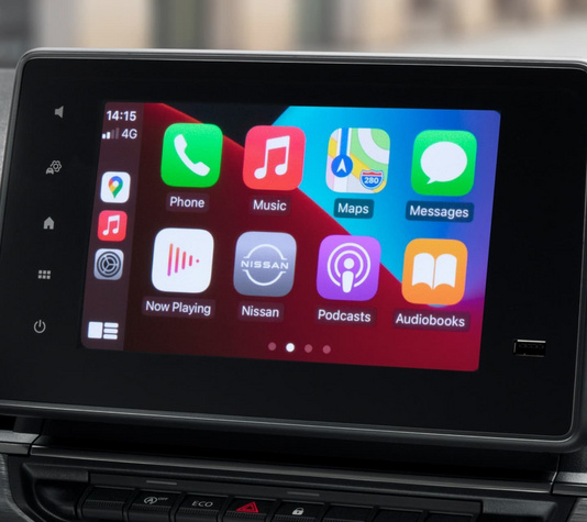 Nissan Townstar Infotainmentsystem mit Apple CarPlay und Android Auto