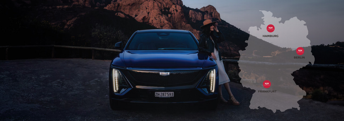 Cadillac erhätlich bei Autohaus Günther in Hamburg, Berlin und Frankfurt