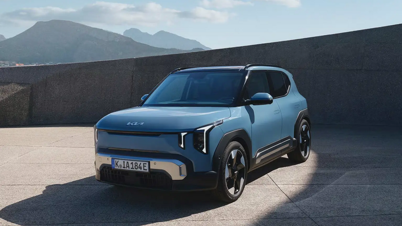 Kia EV2 blau