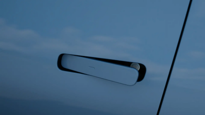 Kia EV2 versenkbarer Türgriff blau