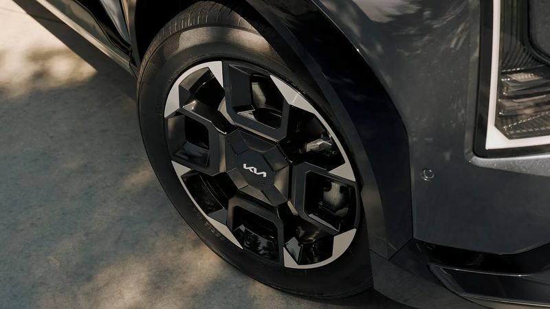 Nahaufnahme Felge KIA EV5
