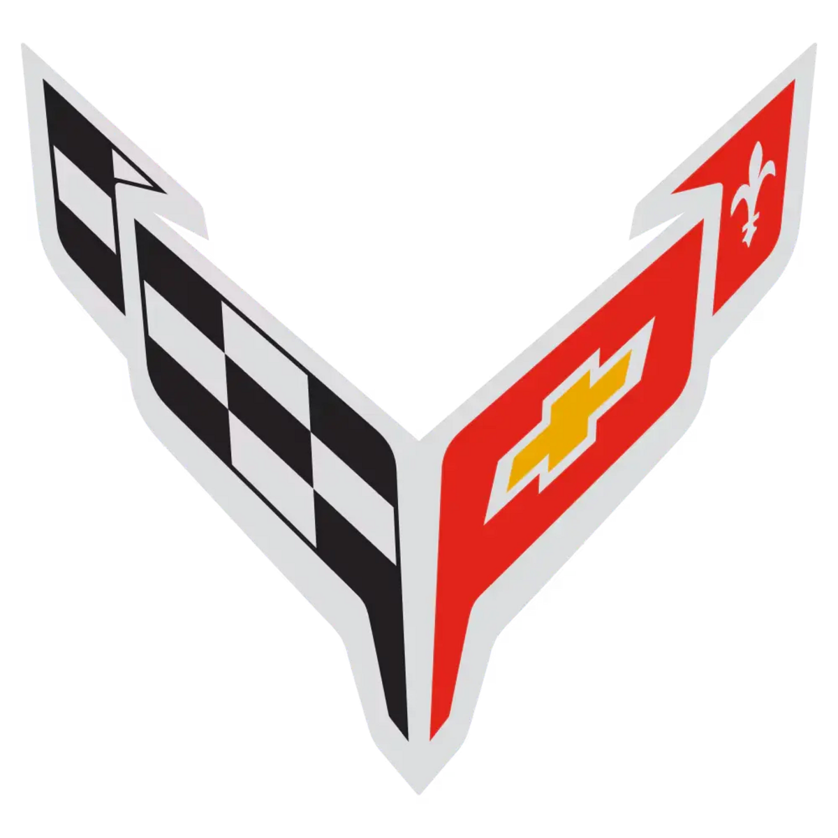 Corvette Crossflags - Offizielles Markenemblem
