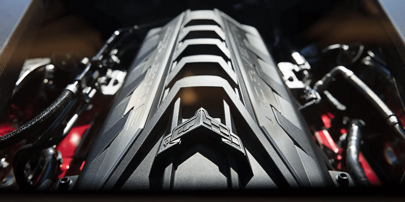 Aufnahme des Innenleben der Corvette Stingray