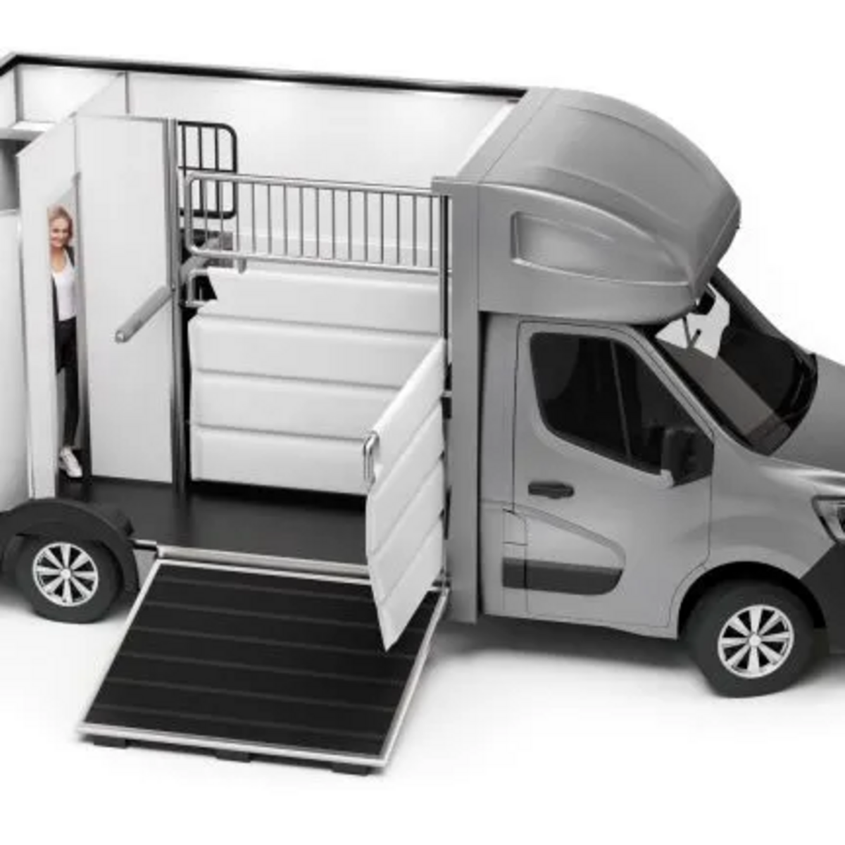 MSG Stablehopper Stallion Light – 3D-Modellansicht von der Seite