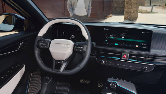 Anzeige der Intelligenten Navigation des KIA EV6