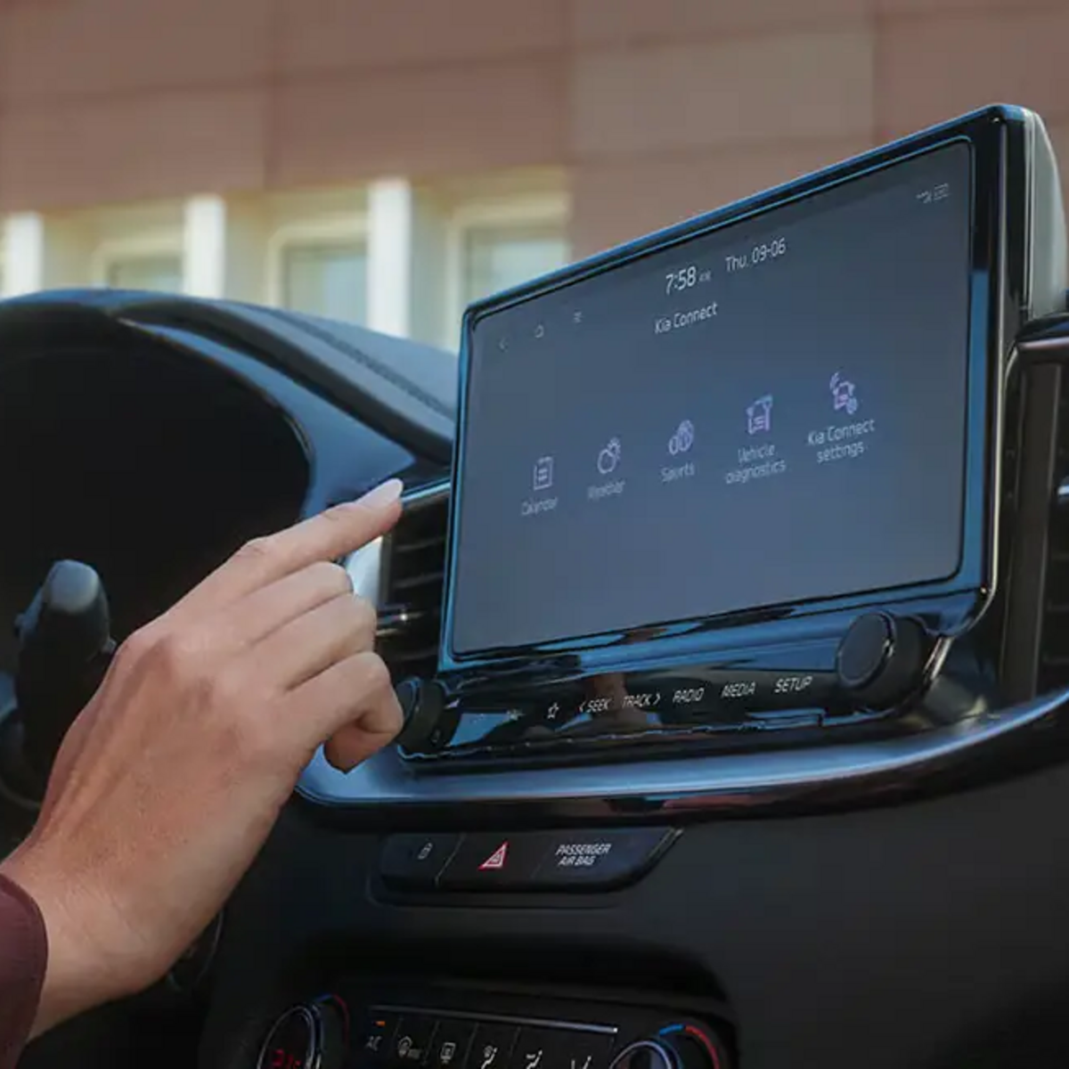 Kia XCeed – 10,25-Zoll-Navigationsdisplay mit Touchscreen-Funktion