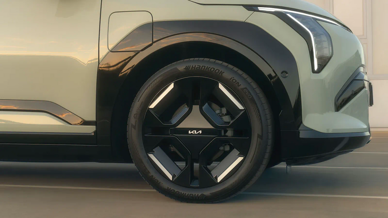 Kia EV3 Alufelgen Detailaufnahme