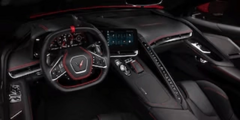 Hochwertige Innenansicht Corvette Stingray