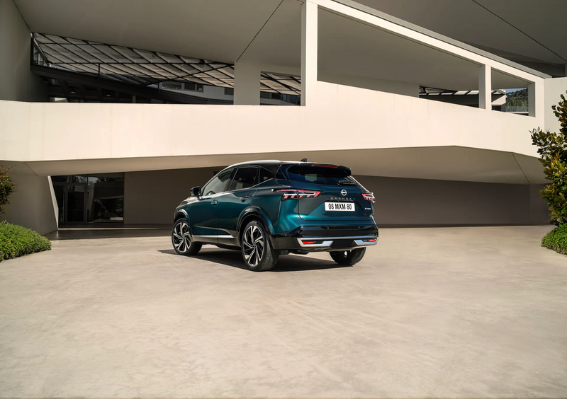 Rückansicht Nissan Qashqai