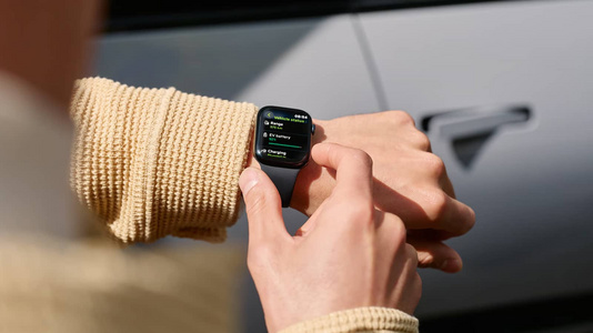 Smartwatch zum Steuern des KIA EV4