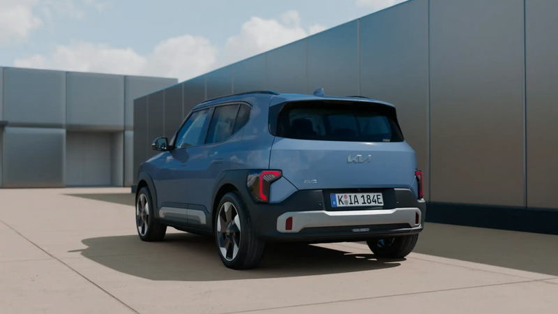 Kia EV2 heck blau